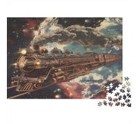 Treno da sogno Puzzle Adulto 1000 Pezzi Sostenibile Giocattoli Di Sfida Di Gioco EduGatosivo per Adulti Un Grande Regalo per Tutti Gli Adulti Puzzle Impossibile 1000 Pezzi (75x50cm)