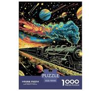 Treno dei sogni 1000 Tessere Animazione Puzzle Di Autota Multicolore Festa Aziendale Regalo Per Adulti E Bambini Da 14 Anni E Più 70x50cm/1000pcs