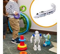 Treno elettrico giocattolo con ruota universale ad alta per bambini