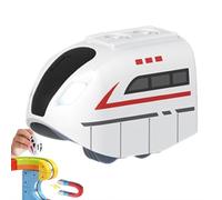 Treno elettrico magnetico di ricambio per klick Rail, ricaricabile tramite USB, set di treni elettrici aggiuntivi per piste flessibili, non autonomo, binari e cavo non inclusi