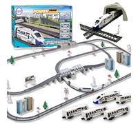 Treno Elettrico WOOPIE con Pista, Ponte e Tunnel
