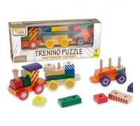 TRENO LEGNO PUZZLE TRAINABILE
