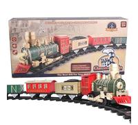 Treno natalizio con musica e leggera Electric Train Siet Battery Gested Kids Set Set Facile da installare Tree di Natale per bambini Gift Cristmas