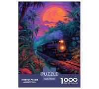 Treno notte stellata 1000 Pezzi Animazione Puzzle Adulti Multicolore Esclusiva Amazon Regalo Per Adulti E Bambini Da 14 Anni E Più 70x50cm/1000pcs