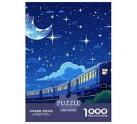 Treno notte stellata 1000 Pezzi Animazione Puzzle Classico IntRattotenimento Creativo Esclusiva Amazon Regalo Per Adulti E Bambini Da 14 Anni E Più 70x50cm/1000pcs