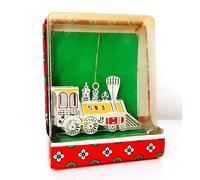 treno railways train 80s Malipieri italy tin decoration Christmas Natale deco