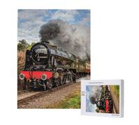 Treno Scottish Borders,Puzzle in legno da 500 pezzi per adulti e adolescenti