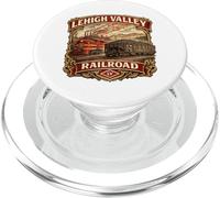 Treno vintage a carbone della Lehigh Valley Railroad PopSockets PopGrip per MagSafe