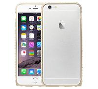 Trenro Paraurti in alluminio con diamante per iPhone 6 - Oro