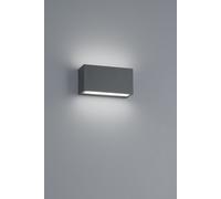 TRENT APPLIQUE 2 LED 9W 1100lm, 3000K ANTRACITE BI-EMISSIONE L.14 X H.5CM IP65