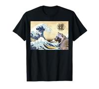 Trentasei vedute di Tanuki Ukiyo-e Katsushika Hokusai Maglietta