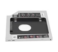 Trented SATA a SATA 2nd SSD HDD Hard Drive Caddy, 9,5 Mm Universale da 2,5 Pollici HDD Caddy bay da 2,5 Pollici Installazione Fai da Te per Laptop