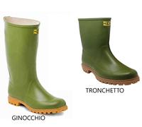 Trento Carrarmato - Stivali Di Gomma Ginocchio - Tronchetto Verde ORIGINALE -
