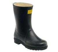 Trento Stivale Donna in gomma tronchetto articolo 10 colore nero