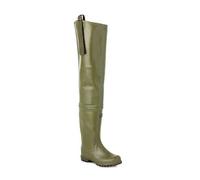Trento Stivali Di Gomma Cosciali Verde - Taglia 43 Scarpe Uomo Stivali Di Gomma