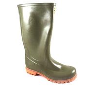 Stivali gomma TRENTO verdi altI GINOCCHIO