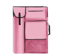 TreochtFUN Custodia per arte 45,7 x 61,7 cm, con zaino e borsa tote per opere d'arte, dimensioni medie (rosa brillante).