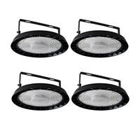 treoir 200W Faretto LED UFO, 20000LM UFO Lampada da Officina 6500K Bianco Freddo LED UFO Lampada, IP65 Impermeabile Lampada Industriale UFO Led per Magazzini Fabbrica Garage (4pcs)