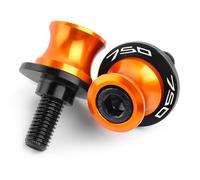 TREONK Supporti per Forcellone Posteriore - M10 Supporti Cavalletto Alluminio Coppia di Nottolini Alza Moto per Kawa&&saki Z750 Z 750 2007-2017(Non adatto per Z750 2018-2024)