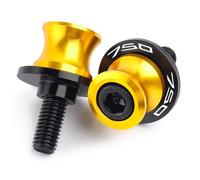 TREONK Supporti per Forcellone Posteriore - M10 Supporti Cavalletto Alluminio Coppia di Nottolini Alza Moto per Z750 Z 750 2007-2017(Non adatto per Z750 2018-2024)