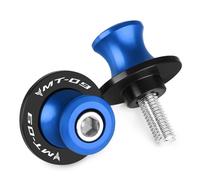 TREONK Supporti per Forcellone Posteriore - M6 Supporti Cavalletto Alluminio Coppia di Nottolini Alza Moto per MT09 SP MT 09 MT-09 2014-2023 2024 2025