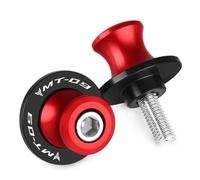 TREONK Supporti per Forcellone Posteriore - M6 Supporti Cavalletto Alluminio Coppia di Nottolini Alza Moto per MT09 SP MT 09 MT-09 2014-2023 2024 2025