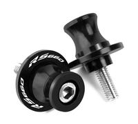 TREONK Supporti per Forcellone Posteriore - M6 Supporti Cavalletto Alluminio Coppia di Nottolini Alza Moto per A&pri&lia RS660 2021-2023