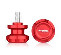 TREONK Supporti per Forcellone Posteriore - M8 Supporti Cavalletto Alluminio Coppia di Nottolini Alza Moto per CBR 600RR CBR600RR CBR 600RR 2004-2022 2021 2020 2019