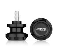 TREONK Supporti per Forcellone Posteriore - M8 Supporti Cavalletto Alluminio Coppia di Nottolini Alza Moto per CBR 600RR CBR600RR CBR 600RR 2004-2022 2021 2020 2019