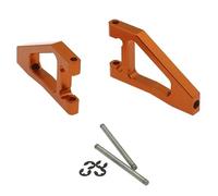 TREPMEUN Braccio di Sospensione Superiore Anteriore 2 Pezzi for RC for modellismo Hobby Car 1/10 FS Racing Buggy Desert Buggy 512007(Orange)