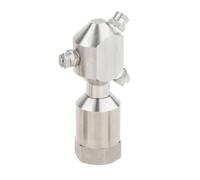 TREPMEUN Ugello for idropulitrice a Sfera Rotante, connettore di Pulizia Rotante in Acciaio Inossidabile, ugelli di Lavaggio for contenitori rotanti(1inch)