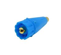 TREPMEUN Ugello in Schiuma ST-75 da 4000 PSI, Professionale, ad Alta Pressione, ugello in Ottone Blu da 1/4F, Strumento for la Pulizia dell'auto, Adatto(Blue 1I4 Female)