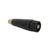 TREPMEUN Ugello in Schiuma ST-75 da 4000 PSI, Professionale, ad Alta Pressione, ugello in Ottone Blu da 1/4F, Strumento for la Pulizia dell'auto, Adatto(Black 1I4 Female)