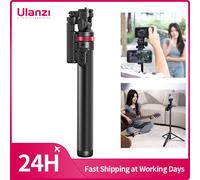 Treppiede a sgancio rapido Ulanzi MT-78 per fotocamera Smartphone Luce di riempimento Max1.85m Treppiede Selfie con telecomando