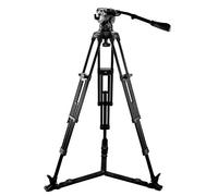 Treppiede alluminio E-IMAGE - EG10A2L System GH10 Fluid Head 100m per camera ed accessori fino a 10kg (22lbs).
