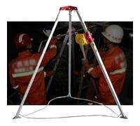 Treppiede commerciale con verricello regolabile e sistema anticaduta, essenziale per la sicurezza antincendio e le operazioni di soccorso di emergenza