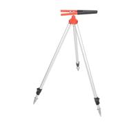 Treppiede con Asta Prismatica per Topografia Morsetto con Asta di Centraggio Retrattile in Lega di Alluminio Stazione Totale Supporto per Treppiede Altezza 75-120 Cm