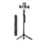 Treppiede con per inseguimento 1.8m per Gimbal con Luci Treppiede | per inseguimento facciale , telecomando remoto, ideale per live streaming, vlog, conferenze video
