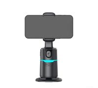 Treppiede con rotazione a 360° per tracciamento facciale, supporto per telefono intelligente con riconoscimento dei gesti, treppiede intelligente con supporto per telefono, per Vlog/live streaming