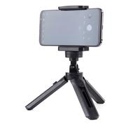 Treppiede con supporto per telefono cellulare / Bastone per selfie / GoPro - Nero KP31106