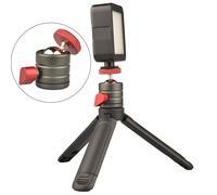 Treppiede con testa a sfera filettata da 1/4", adattatore per montaggio su