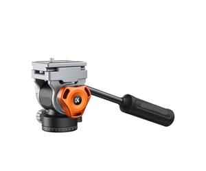 Treppiede con testa fluida video da 11 libbre/5 kg. Teste for telecamera stabili e lisce come la seta