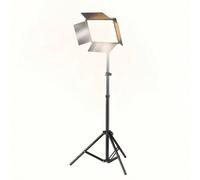 Treppiede da 63", kit di illuminazione fotografica con softbox quadrata da 10", alimentato tramite USB, 3 temperature di colore regolabili, 4 pannelli diffusori, per illuminazione fotografica in inter