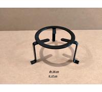 Treppiede da camino in ferro - Sottopentola circolare