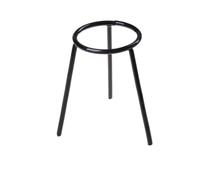 Treppiede da laboratorio, supporto in ferro per riscaldamento crogiolo con becco Bunsen per insegnamento di fisica e chimica, nero, 8,8 x 13 cm