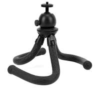 Treppiede da Tavolo, Treppiede Ultraleggero Regolabile Estensibile Portatile Resistente All'usura con Viti da 1/4 di Pollice Adatto per Proiettore Fotografico