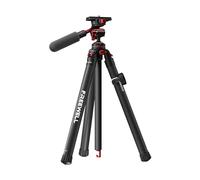 Treppiede da viaggio in fibra di carbonio Freewell 59,1” leggero 1,98 lbs Testa a sfera 360° per foto/video (carico massimo 5kgs/11 lbs), monopiede, per fotocamere DSLR e smartphone