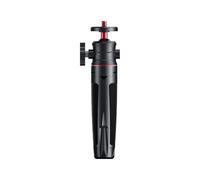 Treppiede di estensione per action camera Insta360, mini selfie stick treppiede con supporto per smartphone, impugnatura portatile regolabile per action camera DJI (nero)