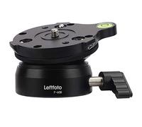 Treppiede di livellamento base mezza palla rapida inclinata su e giù di 15 gradi in qualsiasi direzione per Canon Nikon e altre fotocamere DSLR Treppiedi monopiede con bolla offset livello