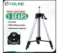 Treppiede di livello laser estensibile HGLINE 1.2M/1.5M adatto per strumenti di livello laser da 5/8 pollici Treppiede in alluminio con bilanciere di sollevamento